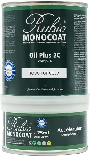 Vista 133 de Rubio Monocoat Tinte y Acabado para Madera 650 pies² - Blanco 5% Oil Plus 2C Secado Rápido, Aceite para Madera de Linaza Ecológico para Uso