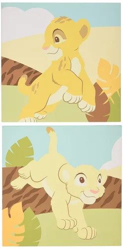 Disney Arte de pared del rey león, 2 unidades