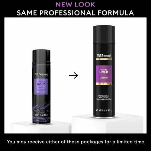 Vista 3 de TRESemmé Spray para el cabello, extra sujeción. 11 onzas, Freeze Hold, Sin