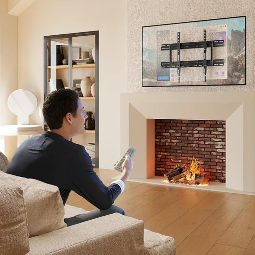 Vista 8 de MD Mounting Dream MD5232 - Soporte universal de extensión de pared para placa de pared de TV, montaje de perno de madera de 16 a 24 pulgadas