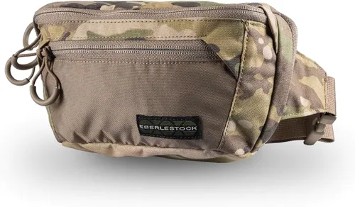 Vista 10 de Eberlestock Bando Bag - Tactical Men's Fanny Pack w/Adjustable Waist Belt, Zippered Pockets, Compact Lightweight Belt Bag