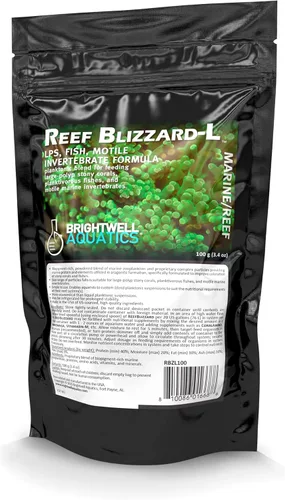 Vista 3 de Brightwell Aquatics Reef blizzard-l planktonic en polvo mezcla de alimentos para lps Corales