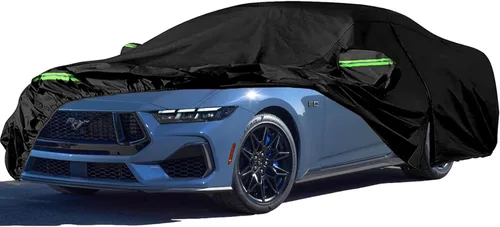 Vista 5 de Fundas impermeables para automóvil Dodge Charger 2006-2023, cubierta de auto 210T para todo tipo de clima, cubierta impermeable de alta densidad