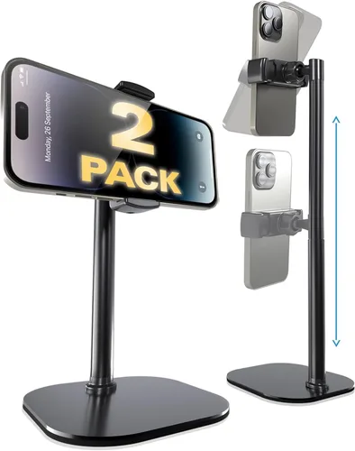 Vista 12 de COOPER ChatStand, soporte ajustable para teléfono celular para escritorio, soporte de teléfono para grabación, soporte para iPhone para filmar