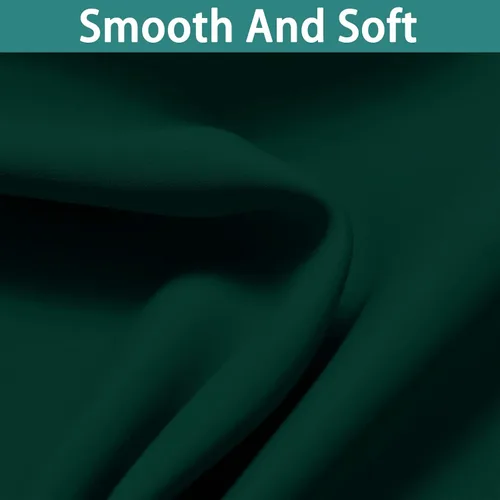 Vista 7 de Yakamok Cortina 100% opaca para dormitorio, cortinas con aislamiento térmico con forro negro, cortinas de oscurecimiento de habitación completa