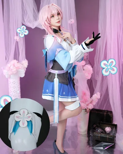 Vista 2 de Nuoqi Venti Cosplay Raiden Shogun Cosplay Yae Miko Cosplay Genshin Impact Cosplay Disfraces