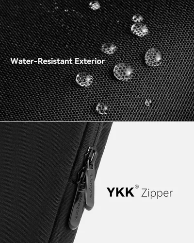 Vista 4 de Bagasin Funda para laptop de 13 pulgadas compatible con MacBook Air M4 M3 M2 M1 2025-2018 / Pro M2 M1 2025-2016, bolsa vertical de poliéster