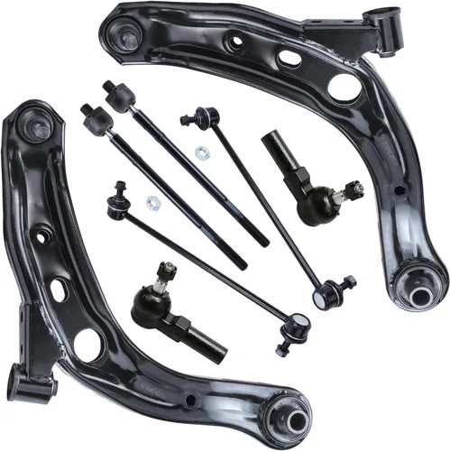 Vista 220 de Detroit Axle - Kit de suspensión frontal de 8 piezas para Chevy GMC Silverado Sierra Suburban 1500 Yukon Avalanche Cadillac Escalade brazos