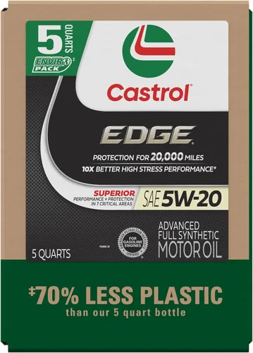 Vista 17 de Castrol EDGE 5W-20 Advanced - Aceite de motor sintético completo, 1 cuarto de galón, paquete de 6