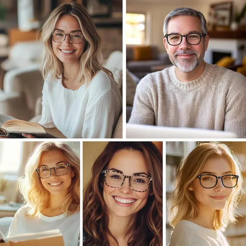 Vista 3 de CHEERS DEVICES Reading Glasses for Women Men, Eyeglasses, Blue Light Readers for Men Women