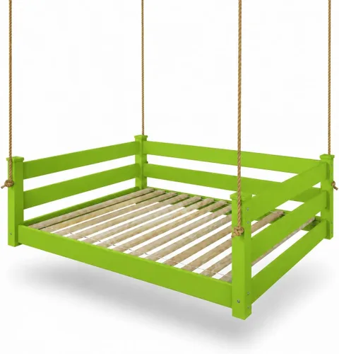 Vista 53 de Amish Made Asbury - Sofá cama matrimonial colgante fabricado en Estados Sofá cama colgante de alta resistencia, fácil instalación segura en porches