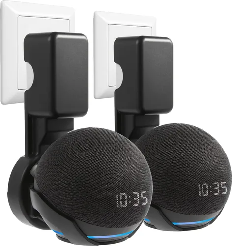 Vista 7 de ZUOLACO Soporte de pared para Echo Dot 4ª/5ª generación (1 paquete, negro)