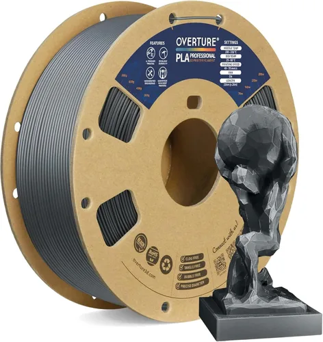 Vista 40 de OVERTURE Filamento Super PLA+ de 0.069 pulgadas, dureza mejorada PLA Plus, filamento de impresora 3D de dureza profesional de 2.2 libras, alta