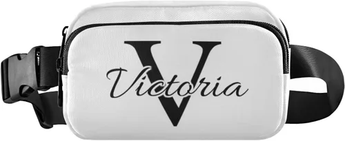 Vista 22 de Riñoneras personalizadas para mujeres y hombres, bolsa de cinturón personalizada con correa ajustable, riñoneras de moda, bolsa cruzada para la #01