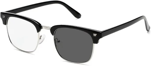 Vista 9 de ZAMGIC Photochromic Sunglasses Blue Light Blocking Glasses for Men and Women Day Night Multi-use