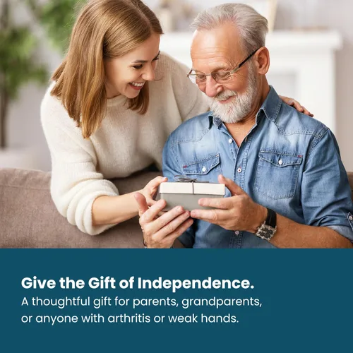 Vista 9 de Dext - Abrelatas de Anilla, Abrelatas de Latas Pop para Personas Mayores, Artritis y Parkinson, Fácil de Abrir, Mango Ergonómico con Agarre Cómodo.