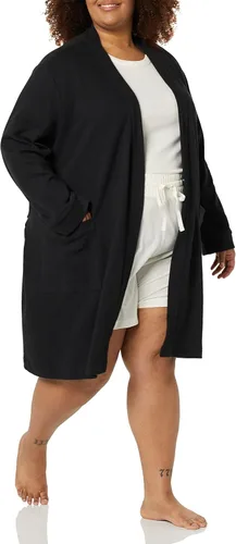 Vista 3 de Tienda Essentials Bata ligera de punto gofre de longitud media para mujer (disponible en tallas grandes)