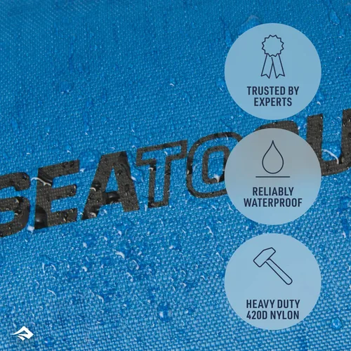 Vista 3 de Sea to Summit Big River Bolsa seca, almacenamiento seco de alta resistencia, 5 litros, color marrón dorado
