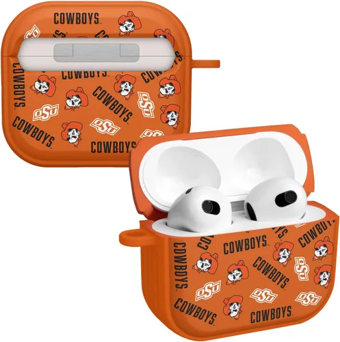 Vista 7 de AFFINITY BANDS Oklahoma State Cowboys Camo HDX - Funda compatible con Apple AirPods Generaciones 1 y 2