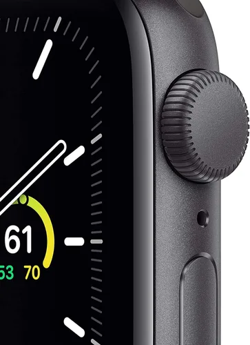 Vista 2 de Apple Watch SE (GPS + 40 mm) - Carcasa de aluminio plateado con banda deportiva blanca (renovada)