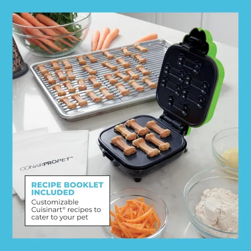 Vista 4 de CONAIRPROPET Goodbone - Máquina para hacer golosinas para perros, 6 golosinas, incluye libro de recetas Cuisinart