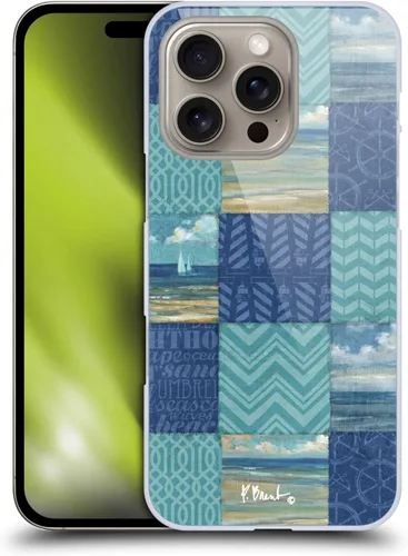 Vista 16 de Head Case Designs Funda rígida con licencia oficial de Paul Brent Agate Mermaid Coastal compatible con Apple iPhone 16 Pro