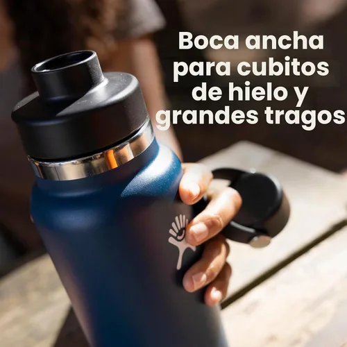 Vista 6 de Hydro Flask Botella de agua – Acero inoxidable aislado – Tapa de boca ancha para chug, antiderrames, a prueba de fugas en rocío de 40 onzas Dew