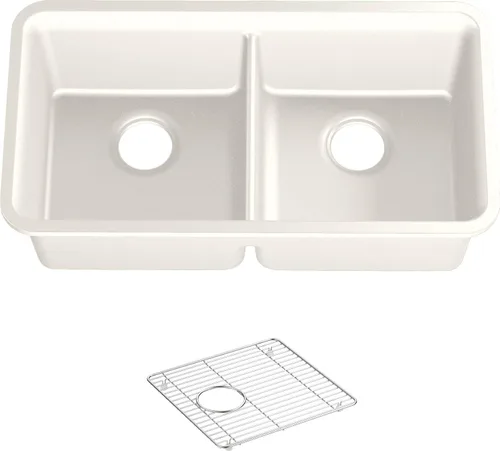 Vista 34 de KOHLER K-28001-CM5 Cairn Fregadero, 24 pulgadas, beige mate