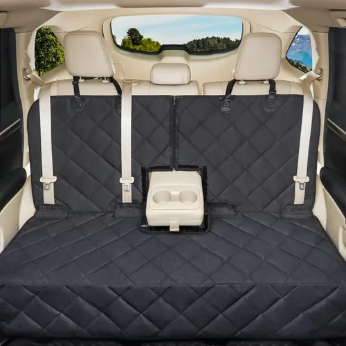 Vista 2 de Petalage - Funda de asiento de automóvil para perro, antideslizante, impermeable, resistente, a prueba de arañazos, lavable, compatible