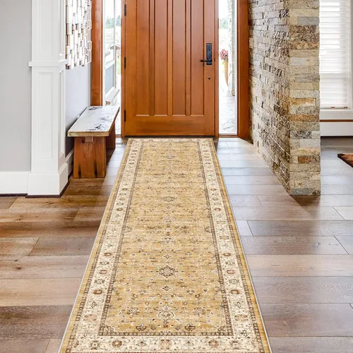 Vista 56 de Alfombra de pasillo lavable de 2 x 3 pies - Alfombra antideslizante resistente a las manchas, alfombras y tapetes de cocina duraderos