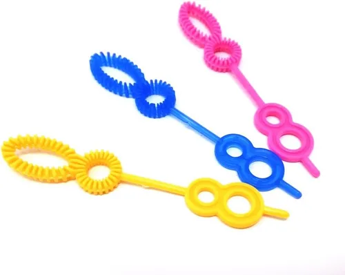 Vista 2 de Honbay 50 varitas de burbujas de varios agujeros