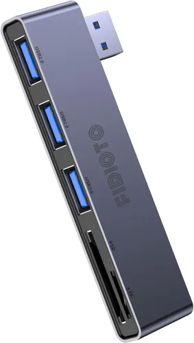 Vista 13 de Hub USB multipuerto, Fidioto adaptador USB de 4 puertos (1 * hub 3.0, 3 * hub 2.0), hub USB para laptop, iMac Pro, MacBook Air, Mac mini/Pro, PC 4