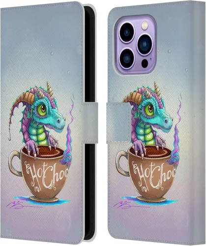 Vista 115 de Head Case Designs Officially Licensed Ruth Thompson Boba Tea Cup O Dragons Leather Wallet Case Compatible with Apple iPhone 7 Plus / 8 Plus