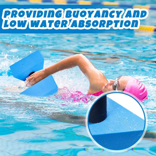Vista 6 de 4 mancuernas triangulares para ejercicio acuático, pesas flotantes de agua para piscina, juego de ejercicios de espuma EVA, pesos de agua