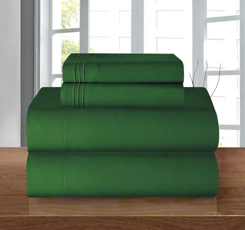 Vista 34 de Elegant Comfort - Juego de sábanas de microfibra de 1500 hilos de calidad hotelera prémium de 4 piezas - Resistente a arrugas, sábana bajera