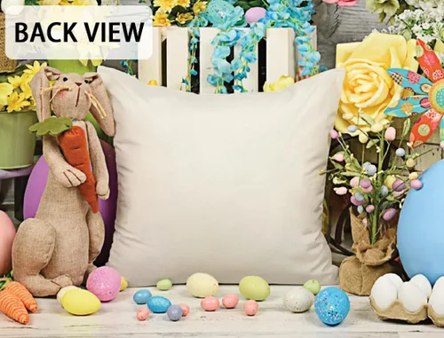 Vista 6 de 4TH Emotion TH188 - Juego de 4 fundas de almohada de Pascua de 18 x 18 pulgadas, diseño de conejito con texto en inglés «Be Kind Rabbit»