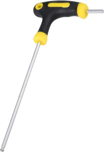 Vista 5 de uxcell Llave hexagonal magnética con mango en T de punta de bola métrica de 0.236 in