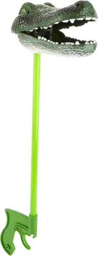 Vista 7 de Safari Ltd. Juguete pargo de cocodrilo, juguete de plástico con temática de pantano de 18 pulgadas, juguete educativo interactivo para niños a