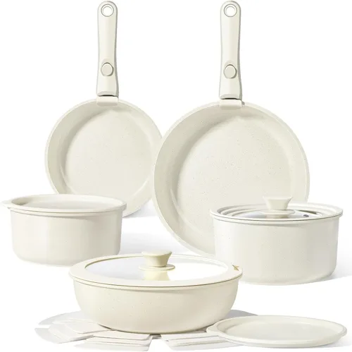 Vista 17 de GiPP Ceramic Pots and Pans Set