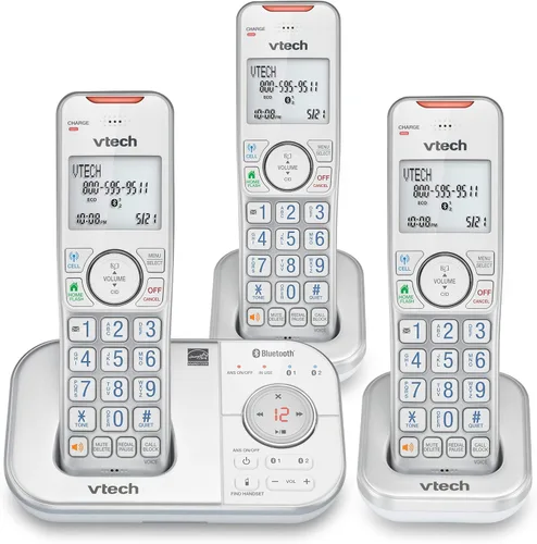 Vista 14 de VTech VS112 Teléfono Inalámbrico para el Hogar con Contestador, Bloqueo de Llamadas, Identificador de Llamadas, Intercomunicador y Conectar a