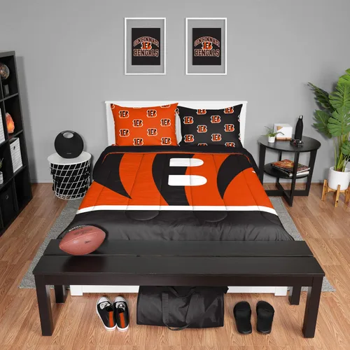 Vista 23 de FOCO Unisex-Adult NFL Team Logo Bed in a Bag Comforter Bedding 3-Piece Set
