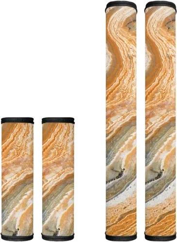 Vista 31 de Candy - Juego de 4 fundas para manija de puerta de refrigerador, decoración navideña, para cocina, mantiene tu nevera, microondas, horno