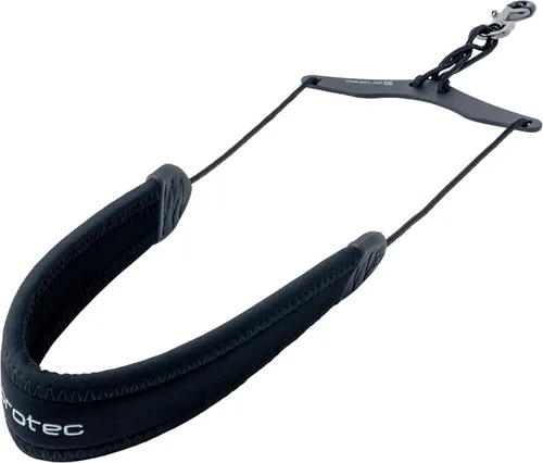 Vista 4 de Protec Correa para el cuello de saxofón de neopreno de 24 pulgadas con barra de confort - negro (modelo NB305M), alta