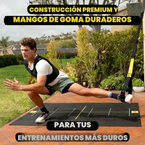 Vista 4 de TRX Training - Pro 3 kit de entrenamiento de suspensión, componentes de grado comercial con tres tipos de soluciones de anclaje