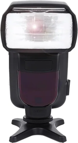 Vista 6 de Digital Nc Flash Speedlite con pantalla LCD compatible con cámaras Nikon, Canon, Sony, Panasonic, Leica, Fujifilm, Pentax y Olympus con zapata