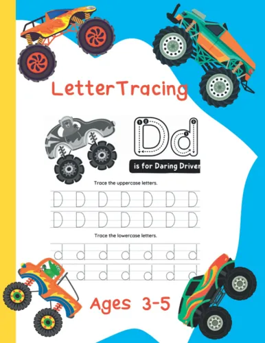 Letter Tracing For Kids Ages 3-5 Pre-Writing Skills Workbook for Kindergarten and Preschoolers Handwriting Practice Tracing and Coloring ...