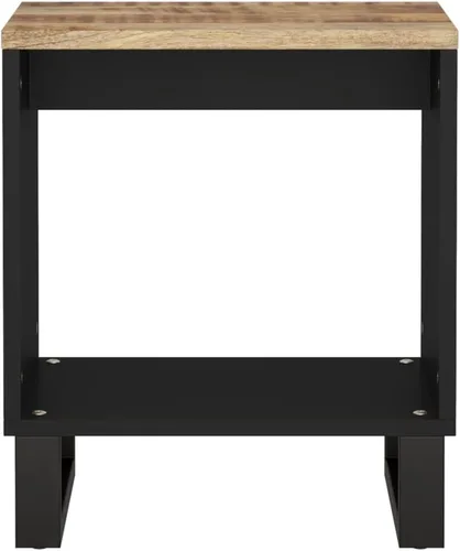 Vista 5 de Coffee Table mesa de Centro para salaCoffee Table 15.7"x12.2"x18.1" Solid Wood Mango&Engineered WoodSuitable for bedrooms, Living Rooms, and Dining