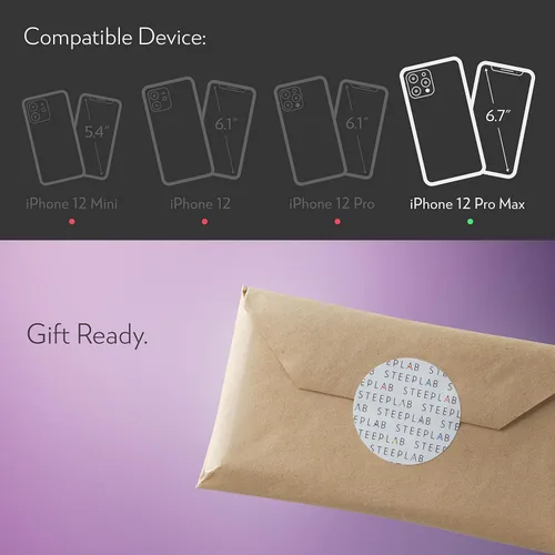 Vista 28 de SteepLab Funda de barrera para iPhone - Funda absorbente de impactos con protección de cuerpo completo y bisel elevado