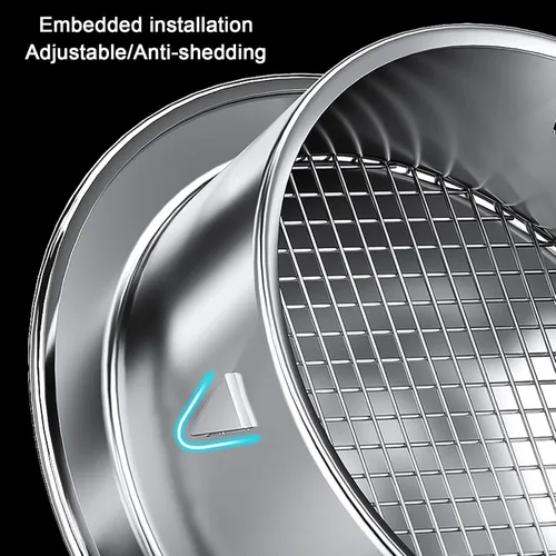 Vista 8 de Tapón de chimenea de acero inoxidable 304, cubierta de ventilación redonda, cubierta protectora de tubería de combustión, tapa de extremo de tubo