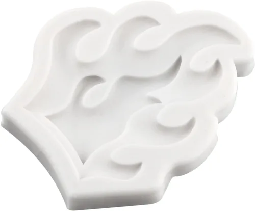 Vista 5 de Moldes de silicona para decoración de pasteles de fuego, moldes de silicona para decoración de cupcakes, decoración de pasteles, caramelo, pasta